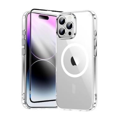 Imagem de Capa Capinha Case Magnética Carregamento por Indução E Película de Vidro 3d Para iPhone (iPhone 14 Pro Max)