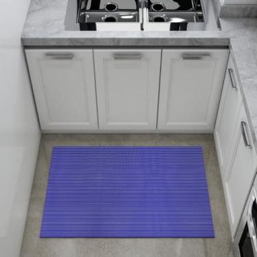 Imagem de Passadeira Tapete Antiderrapante Emborrachado Multiuso 2,50m x 0,43m (Azul Royal)