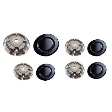 Imagem de Kit Queimador + Espalhador Para Cooktop Fischer 4 Bocas Aba