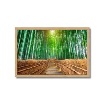 Imagem de Quadro Decorativo Árvore Bambu: Mod. 0361 - Collor-Ink, Marrom