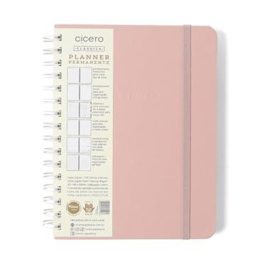 Imagem de PLANNER PERMANENTE WIRE-O PASTEL SEMANAL NOTAS A5 ROSA ORQUIDEA