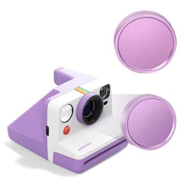 Imagem de WOGOZAN Tampa de lente para câmera instantânea Polaroid Now Gen 3, Now+ Gen 2/3, capa de lente de câmera para Polaroid Now, tampa de lente de liga de alumínio e esponja de amortecimento interno com