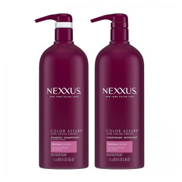 Imagem de Shampoo e Condicionador 1L para Cabelos Tingidos Realça Cor e Mantém o Brilho, NEXXUS 1...