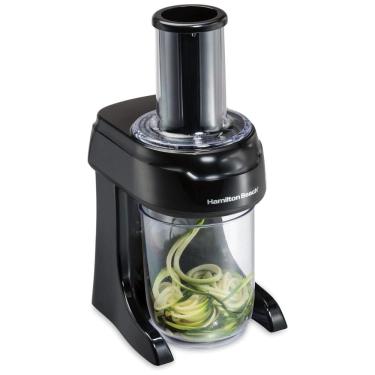 Imagem de Ralador e Fatiador Elétrico 3 em 1 com 3 Lâminas, 110v, HAMILTON BEACH 70930, Preto