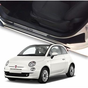 Imagem de Soleiras Protetoras Fiat 500 com Soleira da Mala protetora do Para-cho