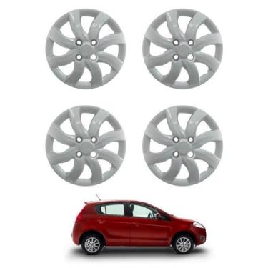 Imagem de Jogo Calota Aro 14 Fiat Palio Attractive 2012/13 Cubo Baixo - Grid Cal