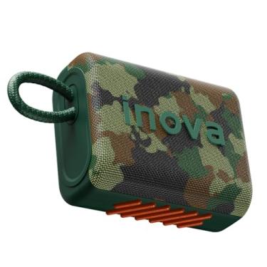Imagem de Caixa de Som, inava, Go- 5, Caixa de Som Portáteis Bluetooth,Terceira geração, 15h de reprodução, À Prova D'água IP67, TWS/USB/TF(Verde Militar)