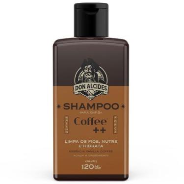 Imagem de Shampoo para Barba Coffee ++ Auxilia o Crescimento 120mL Don Alcides