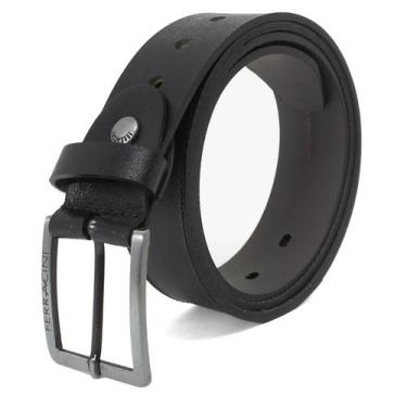 Imagem de Cinto Masculino Ferracini 24h Estreito Social Couro Liso, Preto, 90