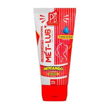 Imagem de Lubrificante Beijável Mét Lub 60g água sabores PB Cosméticos - PB Erót