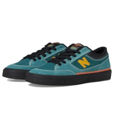 Imagem de New Balance Tênis de skate unissex adulto 417 Low Franky Villani, Spruce/preto, 14.5 Women/13 Men
