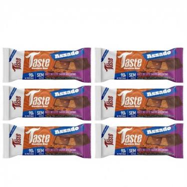 Imagem de Kit 6 barra de proteina doce de leite 50g 9g de proteina - MRS TASTE