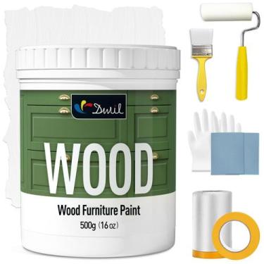Imagem de Paint DWIL Furniture Wood Matte Finish 500 g Branco