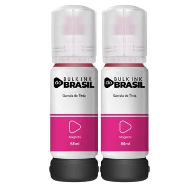 Imagem de Kit 2 Refil De Tinta Para Epson T544 L3150 L3250 L3110 L5190 - Bulk In