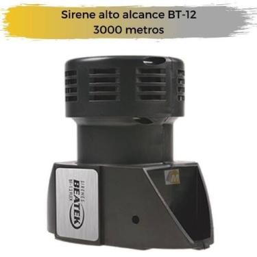 Imagem de Sirene Alta Potencia Ate 3000 Metros Beatek Bt-12 - BEATEK MILPONTO