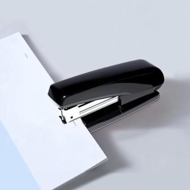 Imagem de Grampeador de escritório, grampeador para estudo e mesa, portátil, durável, material de escritório (preto)