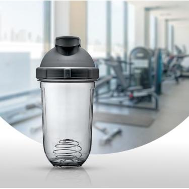 Imagem de Coqueteleiras de proteína para misturas de proteína 590 ml Copos coqueteleiros à prova de vazamento para mistura de proteína – 1 pacote