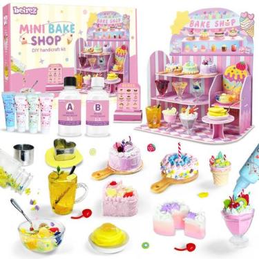 Imagem de Conjunto de brinquedos DIY BEIREG Mini Bake Shop, 14 unidades, kit de 