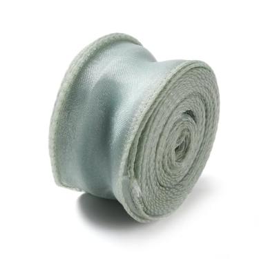 Imagem de 9,84 metros/rolo de fio de cauda de peixe 4 mm fita de organza cor pura pacote de embrulho de presente decorações de laço fazendo roupas vestido bolsa acessórios casamento aniversário festa jardim