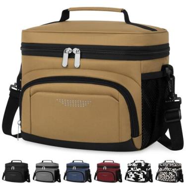 Imagem de Lancheira Vankor Isolated Leakproof Cooler Khaki 26x17x20cm
