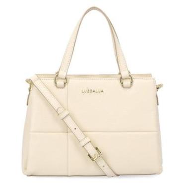 Imagem de Bolsa Tote Média Couro Luz da Lua - 2000447-Feminino