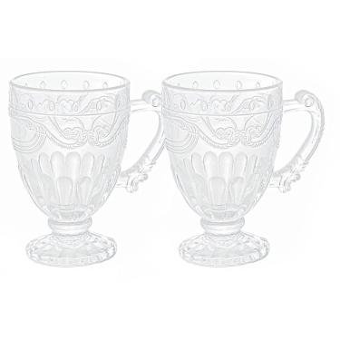 Imagem de Canecas De Cristal Imperial Transparente 190Ml 2 Peças Lyor