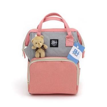 Imagem de Bolsa Mochila Maternidade para Viagem Trabalho Casual com Compartiment