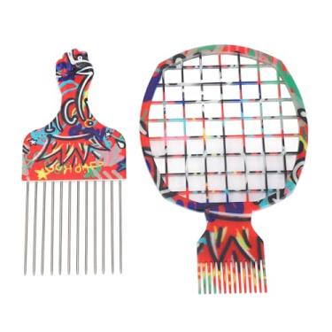 Imagem de ZJchao Pente de Torção de Cabelo, Escova de Ondulação Torcida, Design Lavável, Raquete de Ondulação de Aço Inoxidável, Conjunto de Escova para Estilo Masculino Preto