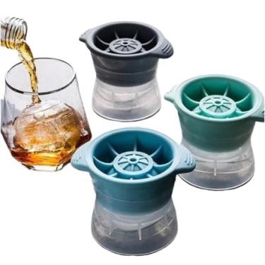 Imagem de Forma de Gelo Esfera de Silicone, Bola Grande e Redonda para Bebidas(2)