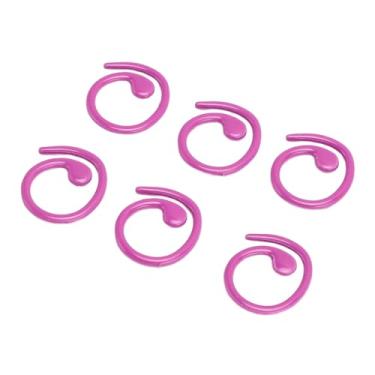 Imagem de SUNGOOYUE 50 Marcadores de Ponto de Travamento de crochê de Metal Em Espiral Com Acabamento Brilhante para Projetos de tricô de crochê (Violeta)