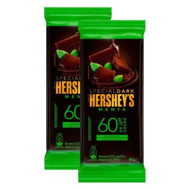Imagem de Kit 2 Chocolate Hershey`s Special Dark Menta 85g