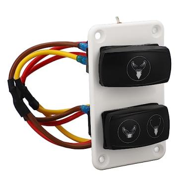 Imagem de Interruptor do Painel de Controle do Banheiro Marinho, Resposta Rápida RV 3 Way Rocker Switch Boats Yachts
