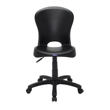 Imagem de Cadeira Tramontina Jolie Summa Em Polipropileno Preto Com Base Rodizio