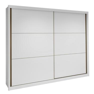 Imagem de Guarda Roupa Easy Max 2 Portas S Espelhos E Pés Branco Lopas