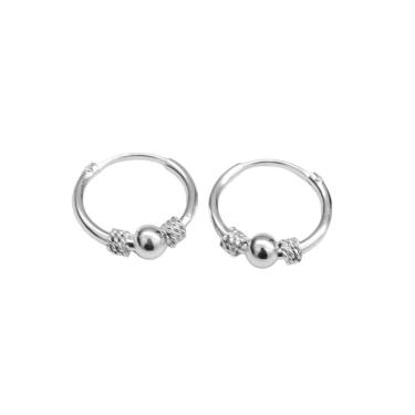 Imagem de Brinco Unissex Argola Prata 925