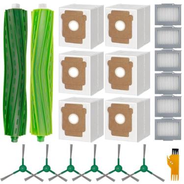Imagem de Substituição para aspirador de pó iRobot Roomba Max 705, Roomba Plus 504 Vac Aspirador, 1 escova principal, 6 sacos de pó, 6 filtros, 6 escovas laterais, mais 504 Vac conjunto de acessórios 20 peças