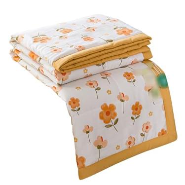 Imagem de Colcha leve para o verão, edredom leve de verão, colcha macia, lavável e refrescante, cobertor leve e lavável