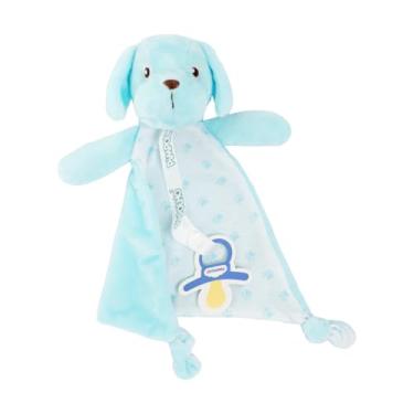 Imagem de Naninha com prendedor de chupeta Pimpolho Azul - Cachorro