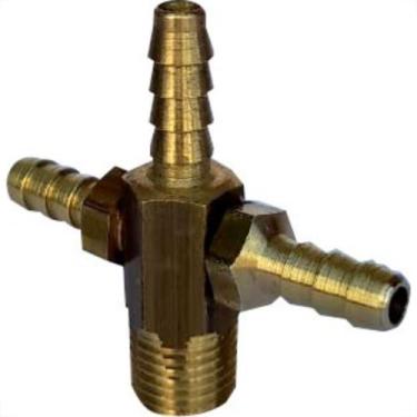 Imagem de Emenda Ar Rosca 3 Saidas Rapanui 1/4 Etr4 Etr4