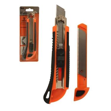 Imagem de Estilete Automático Profissional 18mm 5 Lâminas Extras - Bestfer