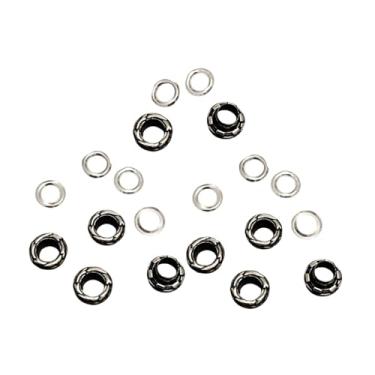 Imagem de Esquirla Kit com 10 ilhós de metal leves e fáceis de instalar, ideais para lonas, núcleos de miçangas e projetos de bricolagem, Style C