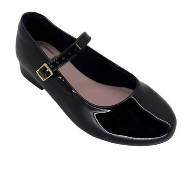 Imagem de Sapatilha Molekinha De Verniz 2528101 - Juvenil Tamanho:28Cor:PretoGen