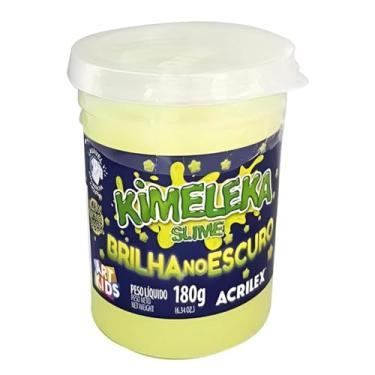Imagem de Slime Kimeleca Neon Brilha No Escuro Unidade 180g Acrilex