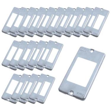 Imagem de Kit 20 Tampa Condulete 3 Postos Tomadas Juntas 3/4' Alumínio - Imar