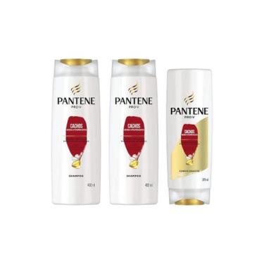 Imagem de Kit Pantene Cachos 2 Shampoo 400Ml + 1 Condicionador 175Ml