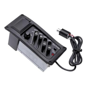 Imagem de Fenteer Captador de Guitarra com Tela LCD, de Captação Avançado, Pré-amplificador com Equalizador E Amplificador.