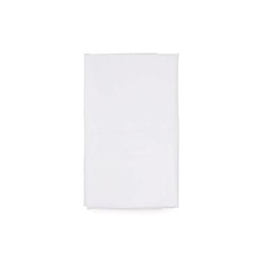 Imagem de Kit 2 Capas Protetoras de Travesseiro, 200 Fios, 100% Algodão Percal, 50x70cm, Branca, Hipoalergênica, com Zíper