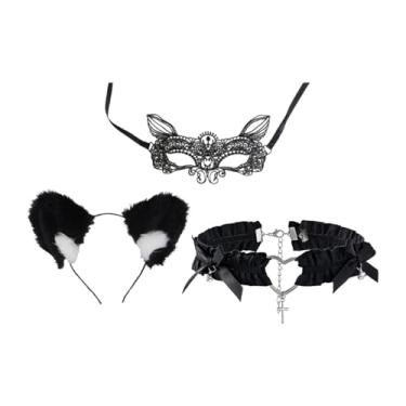 Imagem de IEUDNS Fantasia de com Máscara para Festas Temáticas de Natal E Encenação