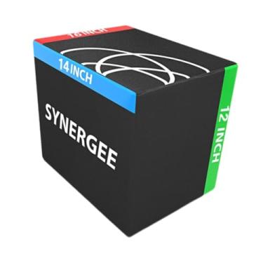 Imagem de Fenteer Jump Box, Caixa Pliométrica Portátil Antiderrapante Multiuso para Agachamentos com Salto, Fitness, Academia em Casa e Pular Corda, Style B