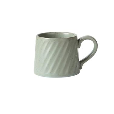 Imagem de Caneca de chá Caneca de cerâmica grande capacidade Retro Latte estilo europeu simples café feito à mão Xícaras de café